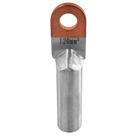 Szigeteletlen réz-alumínium szemes csősaru 120mm2 14-es furattal Tracon RA120-14