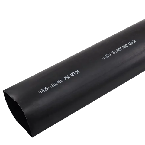 Gyantás Zsugorcső 120-34 mm Fekete 1m 3:1 Cellpack SRH2