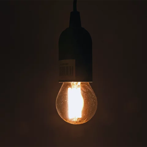E27 LED Kisgömb Filament izzó 6W 3000K meleg fehér 840lm Nedes ZLF818