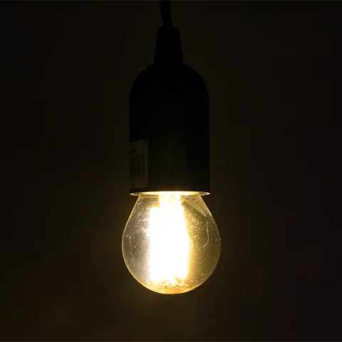 E27 LED Kisgömb Filament izzó 6W 4000K természetes fehér 840lm Nedes ZLF828