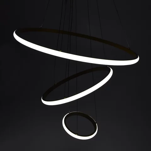 Mennyezeti lámpa LED 78W 4480lm 600mm dimmelhető 3-6000K Távirányítóval Csiszolt Arany Optonica