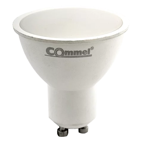 Wifi okos Led izzó RGB 5,5W 3000-6500K GU10 spot 400lm 2,4Ghz Commel 305-703