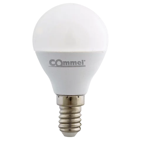 E14 LED Izzó 3W 4000K természetes fehér kisgömb 250lm G45 Commel 305-821