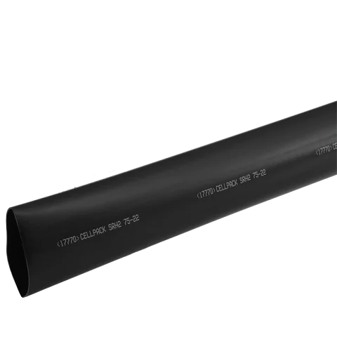 Gyantás Zsugorcső 75-22 mm Fekete 1m 3:1 Cellpack SRH2 (127427)