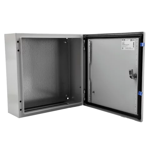 Lemezszekrény 400x400x150 IP66 kültéri elosztószekrény Eaton CS-44/150