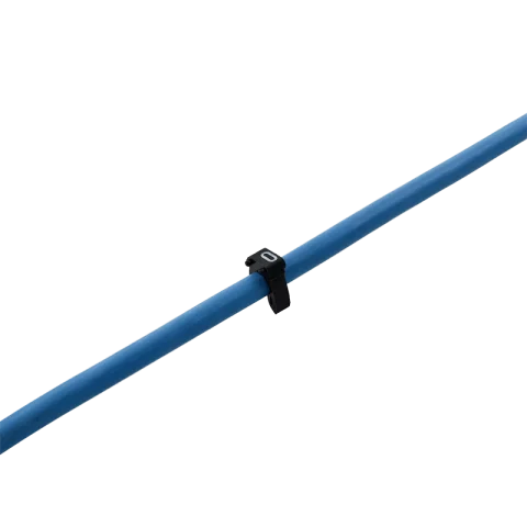 Kábeljelölő klipsz 4-6mm2 vezetékre "0" Fekete Vezetékjelölő szám 20db/sor Legrand CAB3 038230