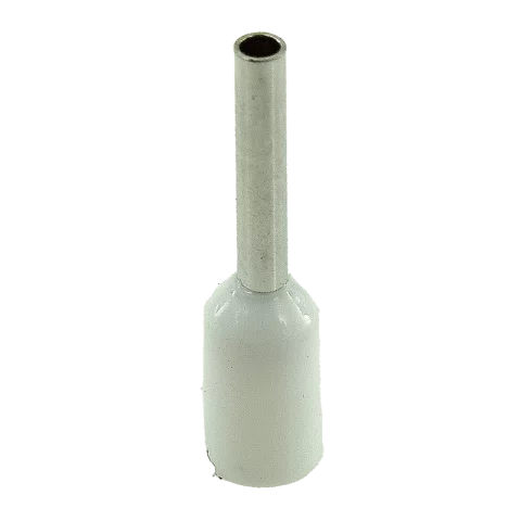 KIFUTÓ_Érvéghüvely 0,75 mm2/8mm szigetelt fehér (100db/cs) 0,75/14 Stilo 736