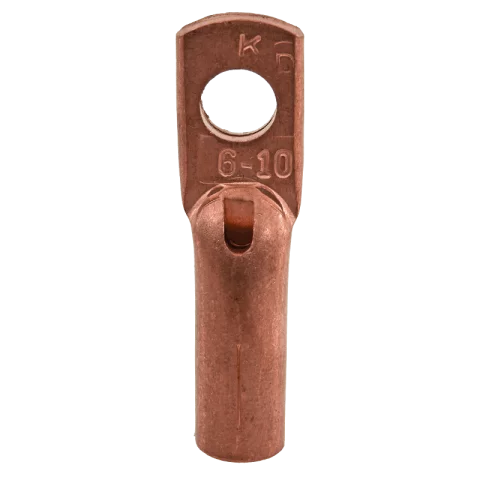 Szemes csősaru 10 mm2 6mm furattal vörösréz VS 10-6 DF-VS-10-8/5