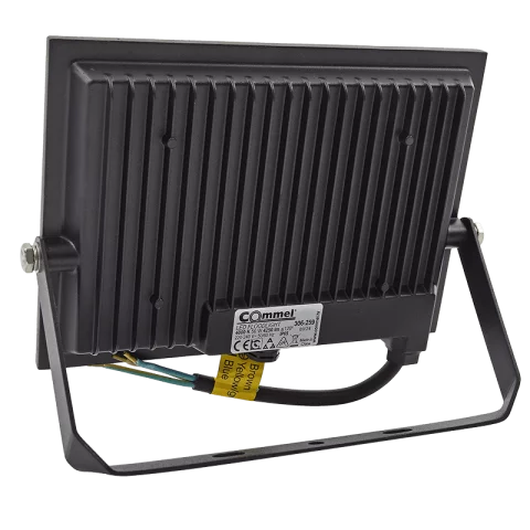 LED Reflektor 50W 4000K természetes fehér IP65 Fekete Commel 306-259