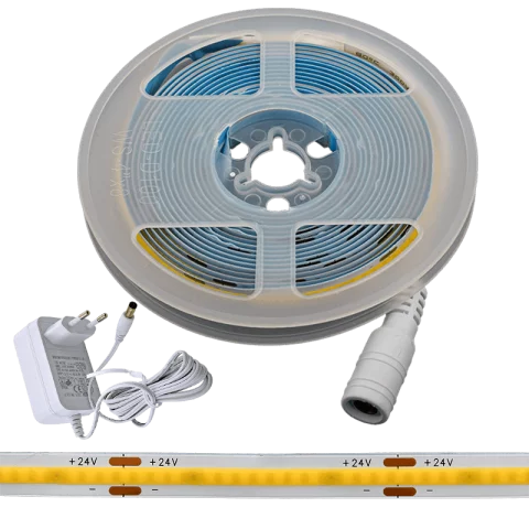 COB Led Szalag Szett Beltéri Természetes fehér 3m 14,4W 320LED/m Commel 405-163