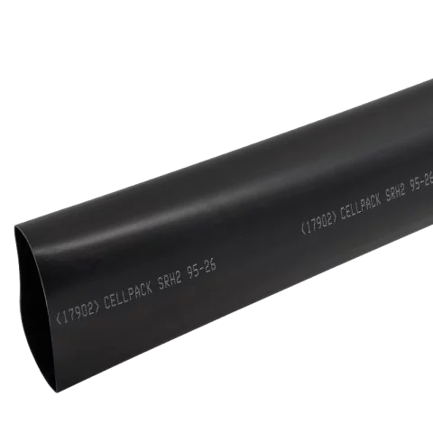 Gyantás Zsugorcső 95-26 mm Fekete 1m 3:1 Cellpack SRH2 (127429)