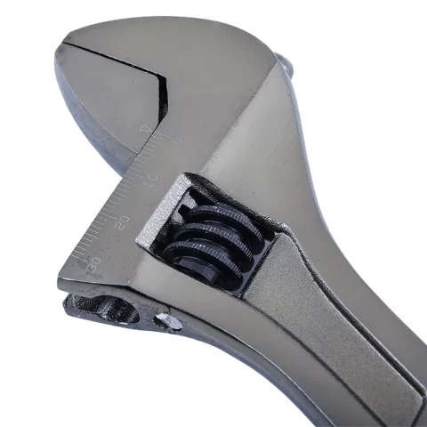 Állítható villáskulcs 0-27mm 250mm hosszú 10" Kovácsolt Nikkelezett kulcs Extol Premium 8816305