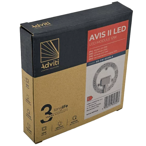 Cserélhető LED modul 12W 4000K természetes fehér Beépíthető led modul Adviti AVIS II LED Anco 321568