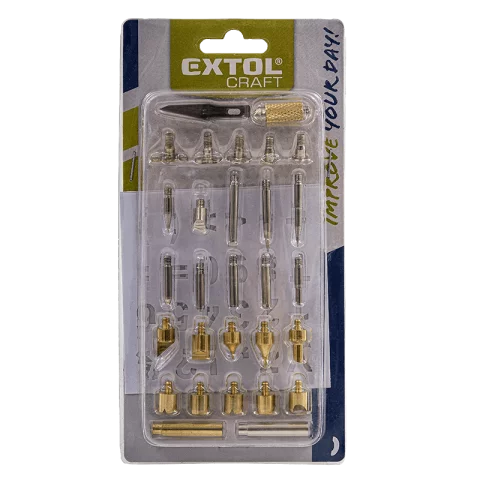 Forrasztócsúcs készlet (29 db/csomag) Extol 8894512 forrasztó pákához Extol Craft 417211