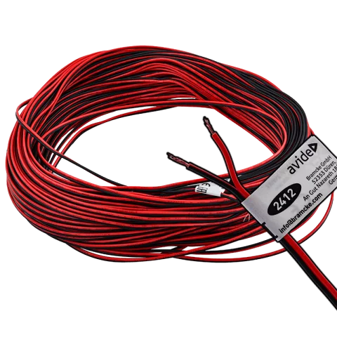 LED szalag vezeték 2 eres Egyszínű LED szalaghoz Avide ABLS12V-2WIRE