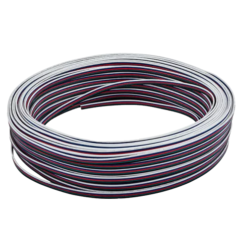 LED szalag vezeték 5 eres színes RGBW LED szalaghoz Avide ABLS12V-5WIRE