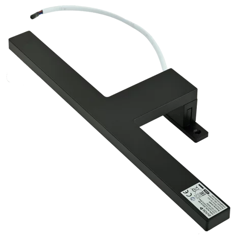 Fürdőszobai Tükörmegvilágító Led Lámpa 5W 30cm IP44 4000K Szekrényvilágítás Fekete Avide