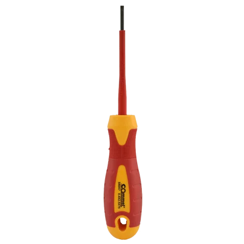 Lapos szigetelt csavarhúzó 2,5x75 mm 1000V 1000mm Commel 370-201