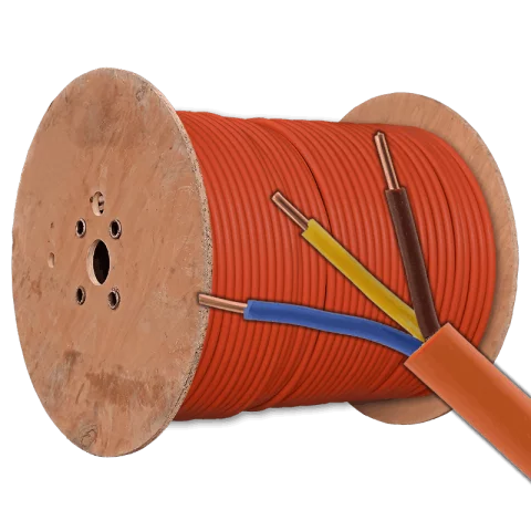 Tűzálló kábel 3x2,5mm2 (NHXH-J FE180/E90) lángálló tömör réz vezeték