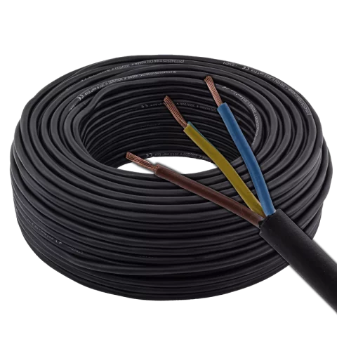 Gumikábel GT 3x2,5 (H05RR-F) sodrott réz kábel