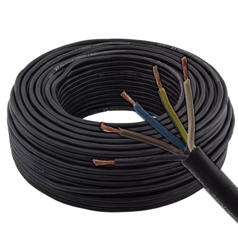 Gumikábel GT 5x4 (H07RN-F) sodrott réz kábel - 1kV (450V/750V)