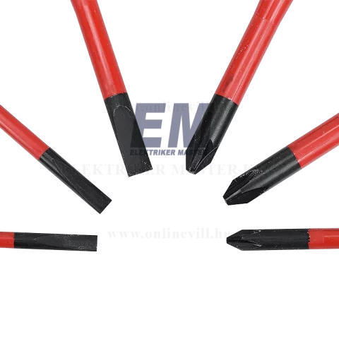 Szigetelt csavarhúzó készlet 6 részes 1000V VDE Wiha SoftFinish Electric slimFix 38362