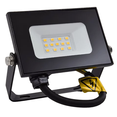 LED Reflektor 10W 4000K természetes fehér IP65 Fekete Commel 306-219