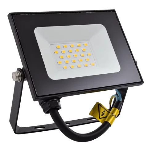 LED Reflektor 20W 4000K természetes fehér IP65 Fekete Commel 306-229