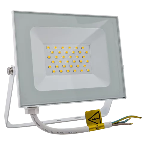 LED Reflektor 30W 4000K természetes fehér IP65 Fehér Commel 306-139