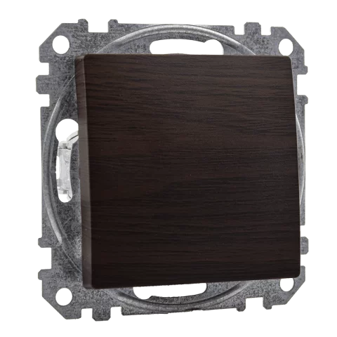 Schneider SEDNA Design kapcsoló 101 egypólusú villanykapcsoló rugós bekötés wenge SDD181101 KIFUTÓ