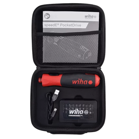Elektromos csavarhúzó 34 részes akkus USB-s e-csavarhúzó speedE® PocketDrive Wiha 45791