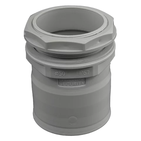 Tömített csőadapter 50mm IP67 Csövekhez és gégecsövekhez Elettrocanali EC74150