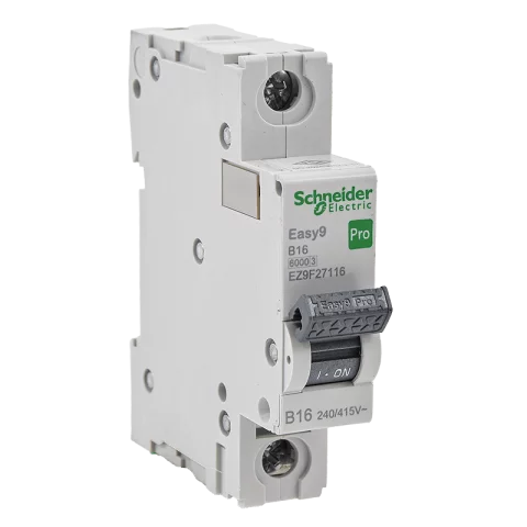 Schneider kismegszakító 1P B 16A 6kA EASY9 PRO EZ9F27116