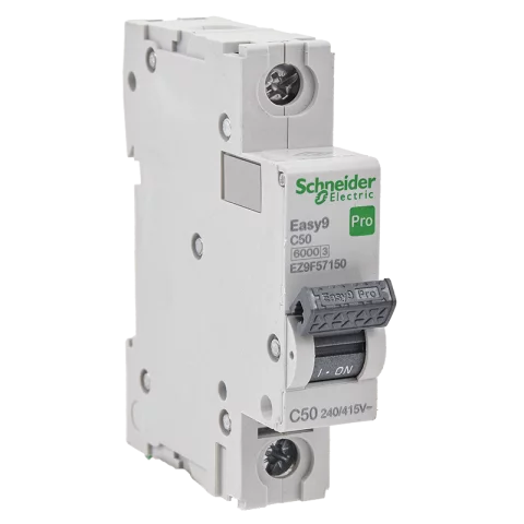 Schneider kismegszakító 1P C 50A 6kA EASY9 PRO EZ9F57150