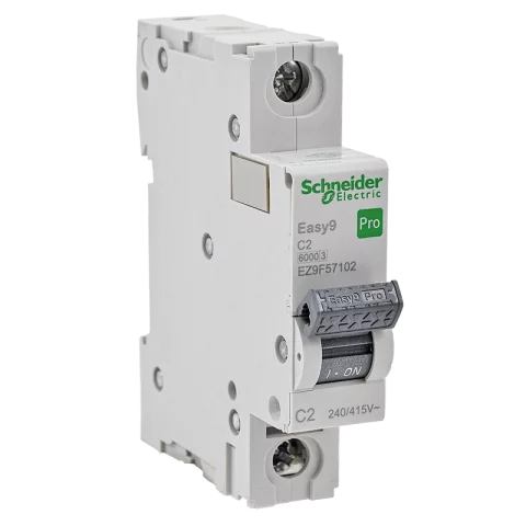 Schneider kismegszakító 1P C 2A 6kA EASY9 PRO EZ9F57102