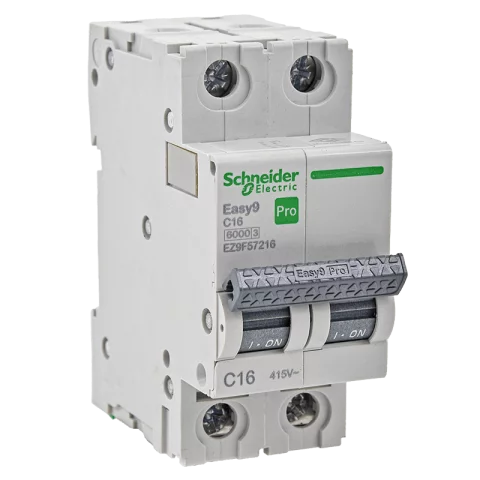 Schneider kismegszakító 2P C 16A 6kA EASY9 PRO EZ9F57216