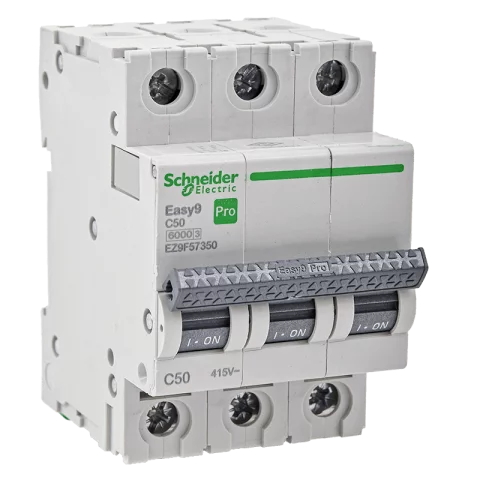 Schneider kismegszakító 3P C 50A 6kA EASY9 PRO EZ9F57350