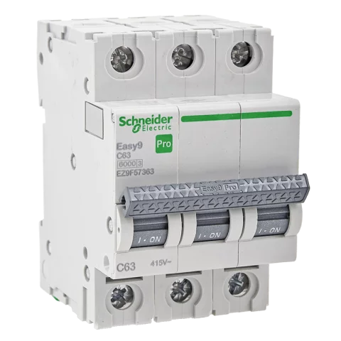 Schneider kismegszakító 3P C 63A 6kA EASY9 PRO EZ9F57363