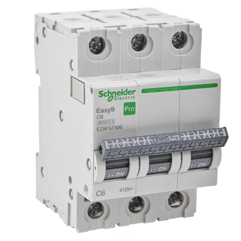 Schneider kismegszakító 3P C 6A 6kA EASY9 PRO EZ9F57306