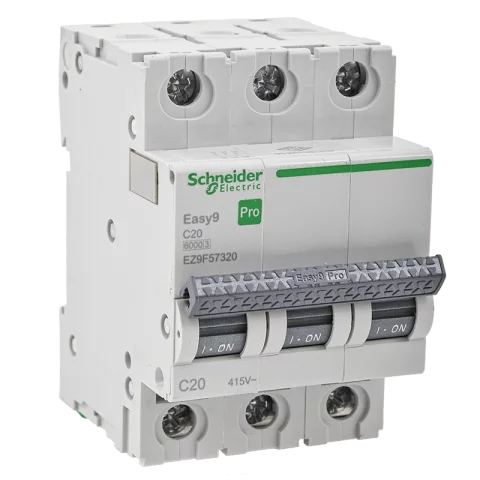Schneider kismegszakító 3P C 20A 6kA EASY9 PRO EZ9F57320
