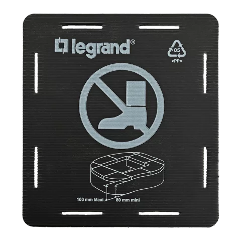 Legrand süllyesztődoboz betonpadlóba 12 modulos 088172 padlódobozhoz 088170