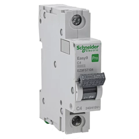 Schneider kismegszakító 1P C 4A 6kA EASY9 PRO EZ9F57104