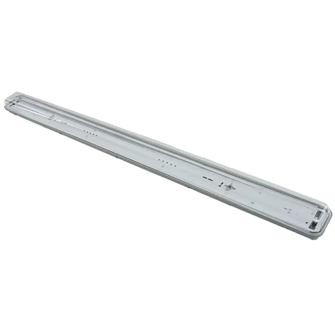 LED fénycső armatúra 2x 120cm IP65 por és páramentes led lámpatest T8 Nedes TL401