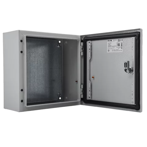 Lemezszekrény 300x300x150 IP66 kültéri elosztószekrény Eaton CS-33/150 111648