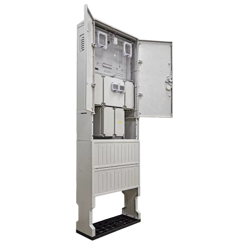 Csatári Plast PVT-K-L Á-V Fm-U 1/3 fázisú kombinált villanyóra szekrény lábazattal (n+é) földkábeles