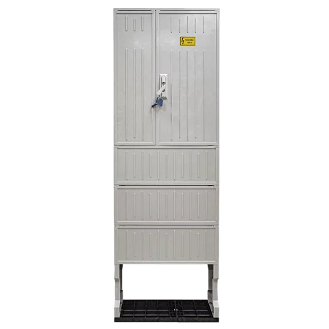 Csatári Plast PVT-K-L Á-V Fm-U 1/3 fázisú kombinált villanyóra szekrény lábazattal (n+é) földkábeles