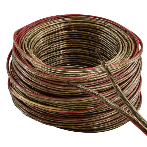 Hangszóró vezeték 2x1,5 mm2 átlátszó Réz Hangfal kábel Prysmian LS 2x1,5