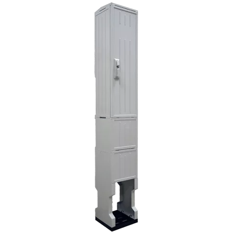 Csatári Plast PVT K-L 26x88/25 üres villanyóra szekrény lábazattal