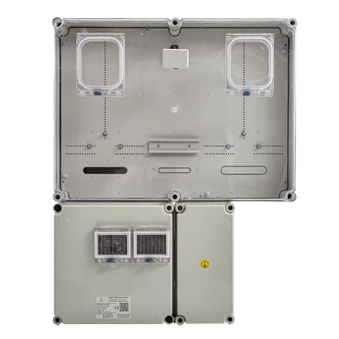 Csatári Plast PVT 6075 Á-V Fm-K-U 1/3 fázisú kombinált villanyóra szekrény 80A földkábeles