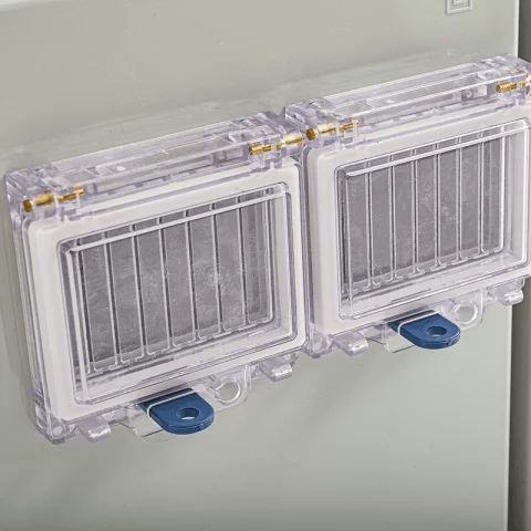 Csatári Plast PVT 6075 Á-V Fm-K-U 1/3 fázisú kombinált villanyóra szekrény 80A földkábeles